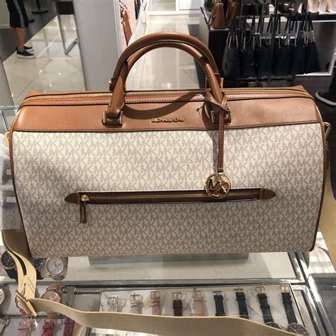 vanilla michael kors luggage|Michael Kors luggage.